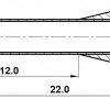 KABEĻU UZGALIS TUL-10/12/DIN-R*P100